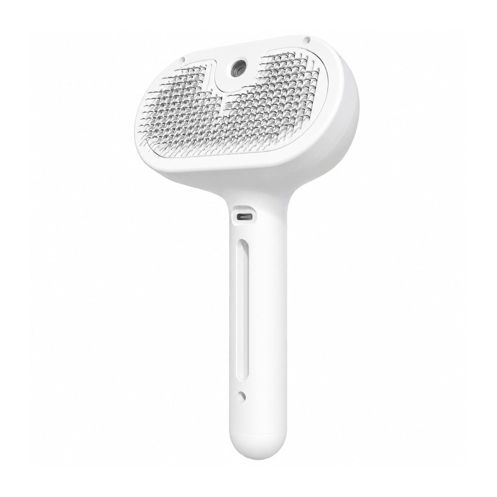 Water Mist Self-Cleaning Grooming Brush for Dogs (USB Rechargeable)