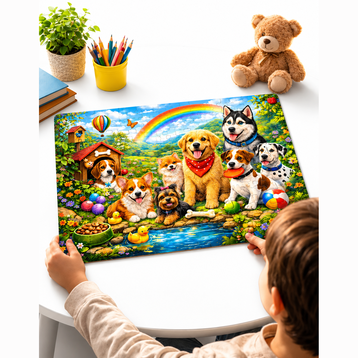 Dogs of Joyful Valley - 120 Piece Jigsaw Puzzle
