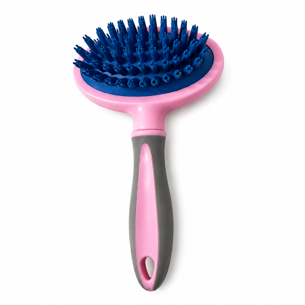Dog Grooming Brush with Soft Massage Tips