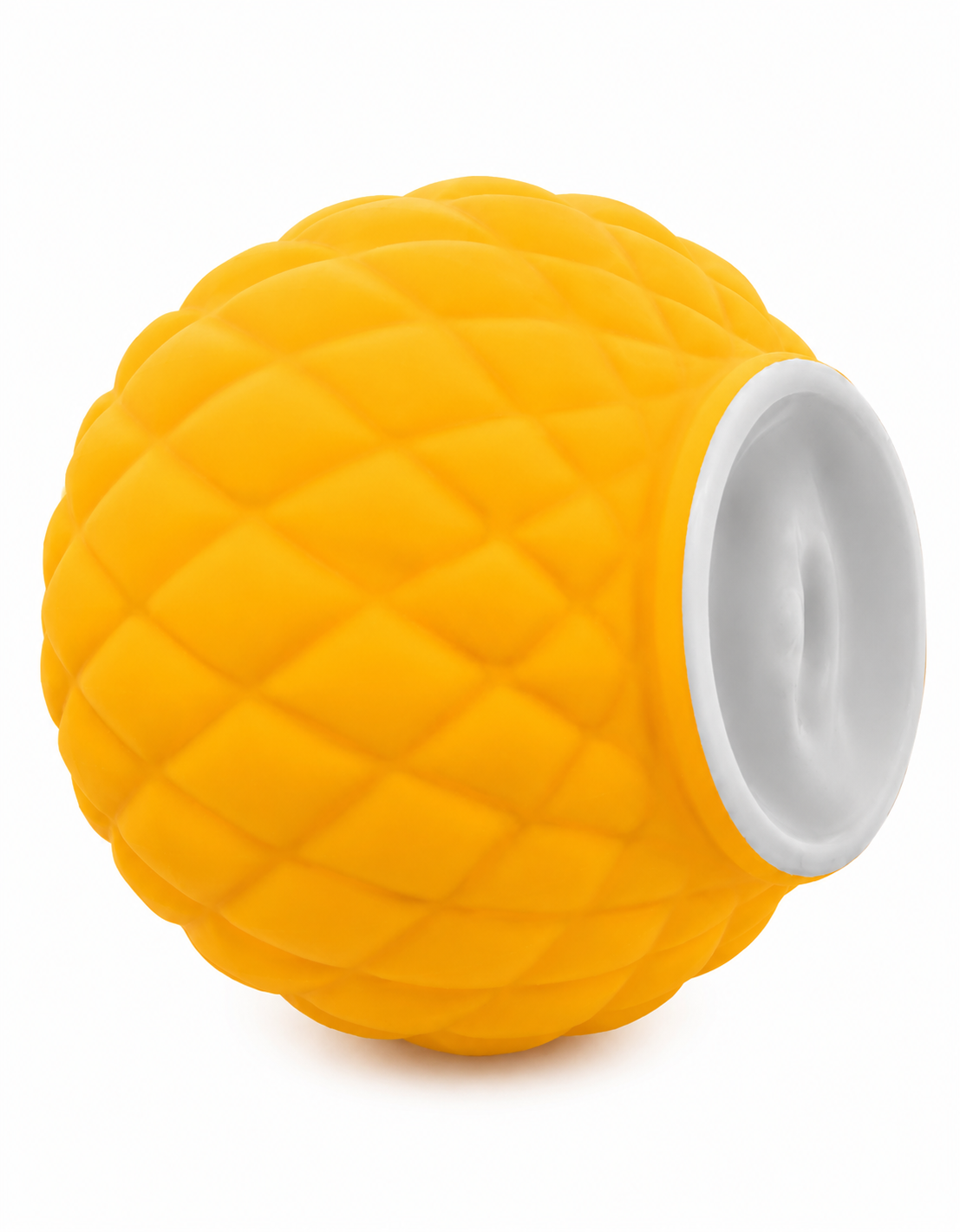 EE Toys Natural Latex Rubber Squeaky Pineapple Design Dog Toy