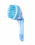 Soft Silicone Dog Bath Brush with Built-In Shampoo Dispenser Handle