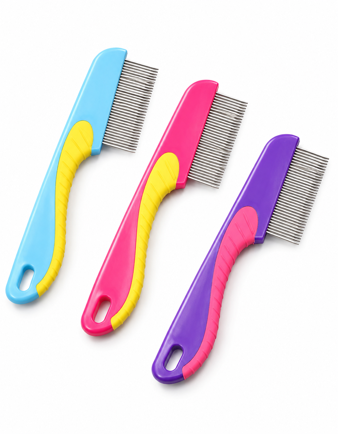 Dog Flea & Tick Removal Stainless Steel Comb for Short-Haired Dogs
