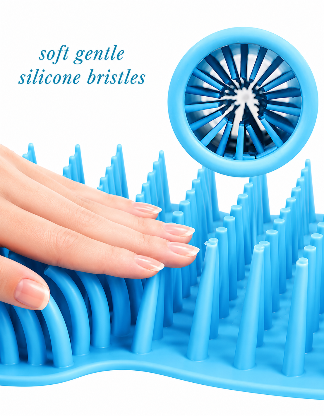 Dog Paw Cleaner Cup with Soft Silicone Brush