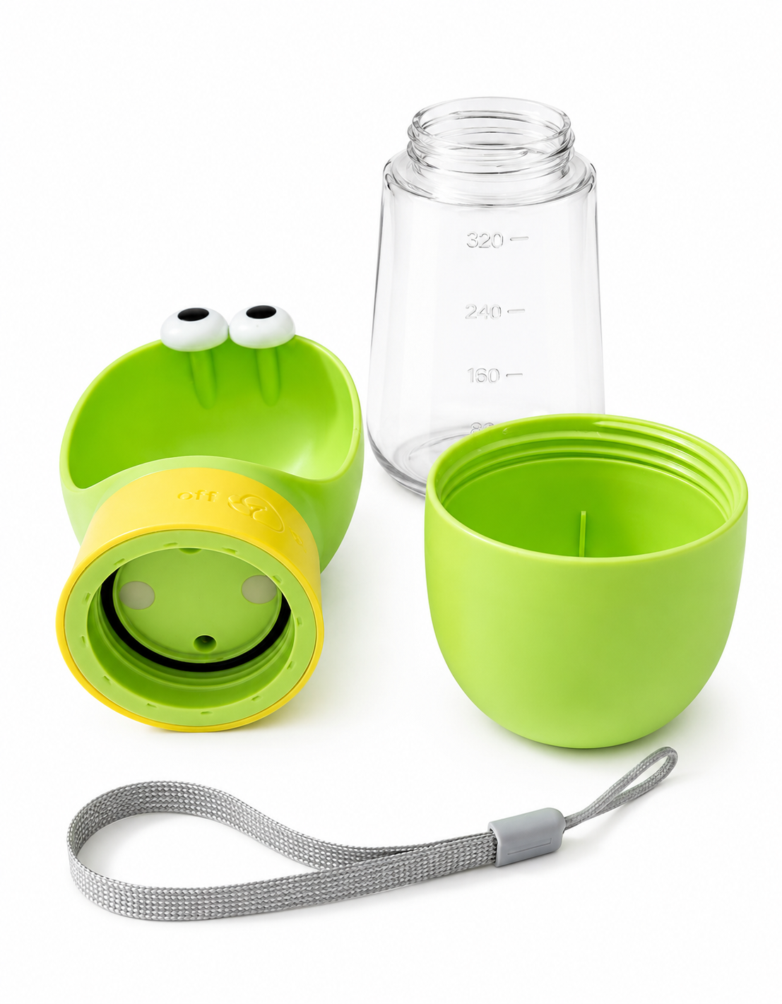 Frog Travel Water Bottle for Dogs 320ml